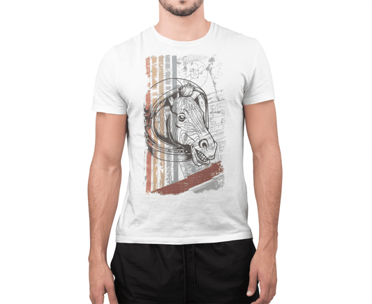 Zebra-Naut Men's T-shirt